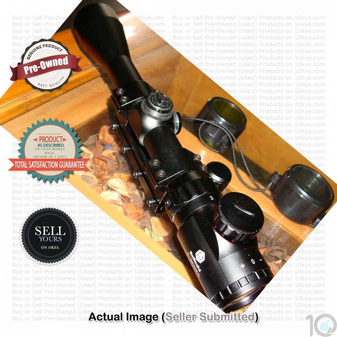 buy pre owned beileshi telescope 3 9x40 with mil dot red green dot holographic sight airgun scope binocs buy sell used airguns india