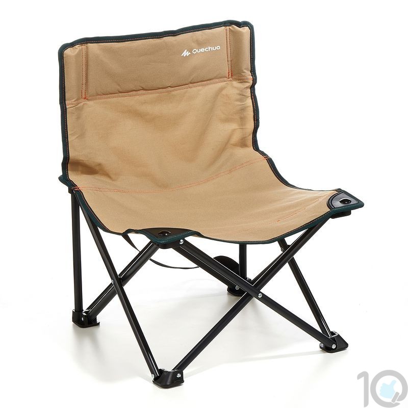 Buy Online India Quechua Low Camping Chair Brown | Camping Furniture