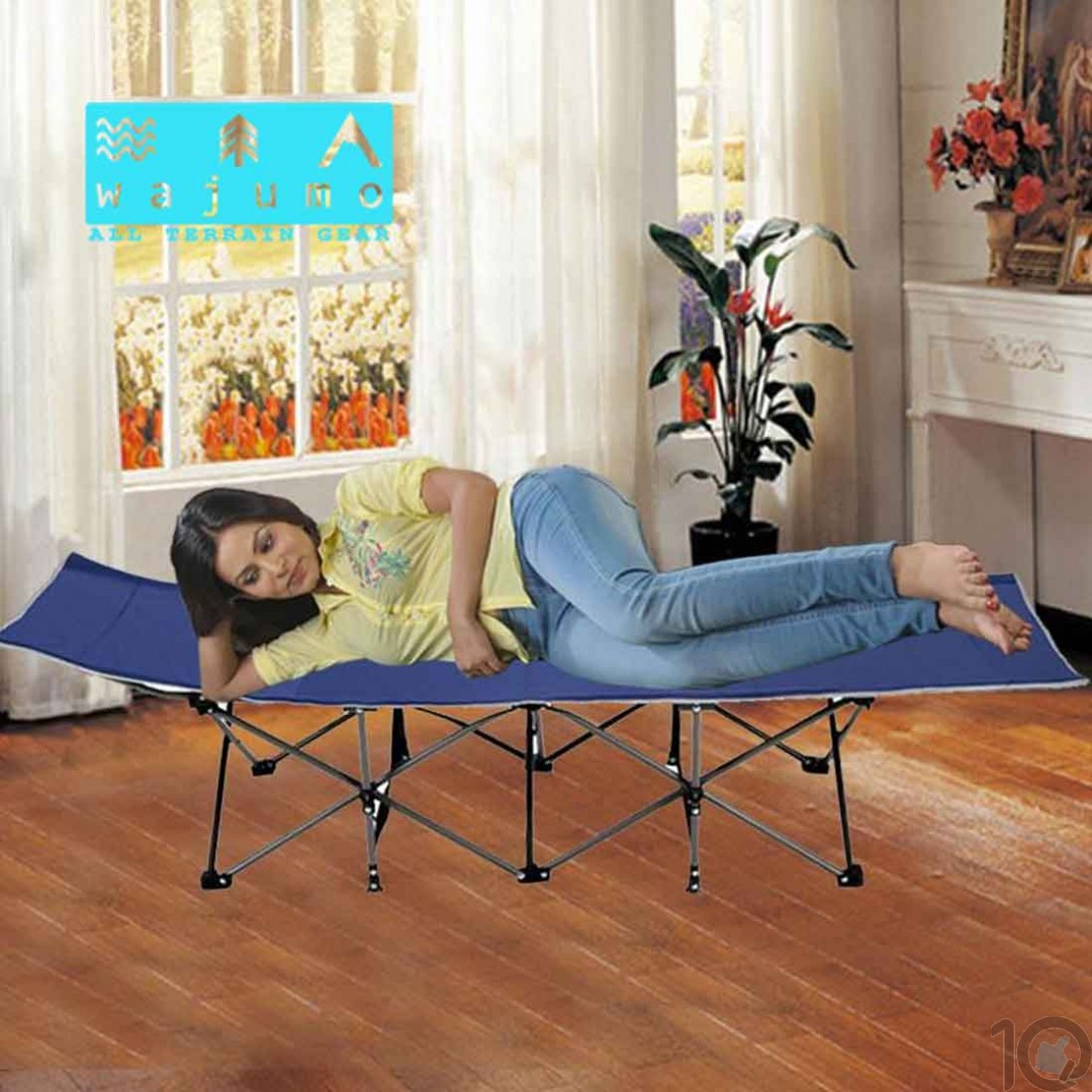 Buy Online India WaJuMo-ATG Camping Cot Folding Bed with Raised