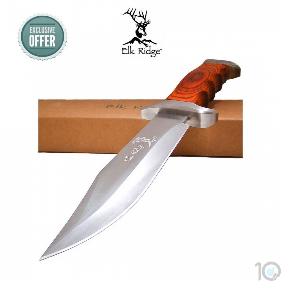 Buy Online India Elk Ridge Fixed Blade Knife 12.5 Overall Hunting