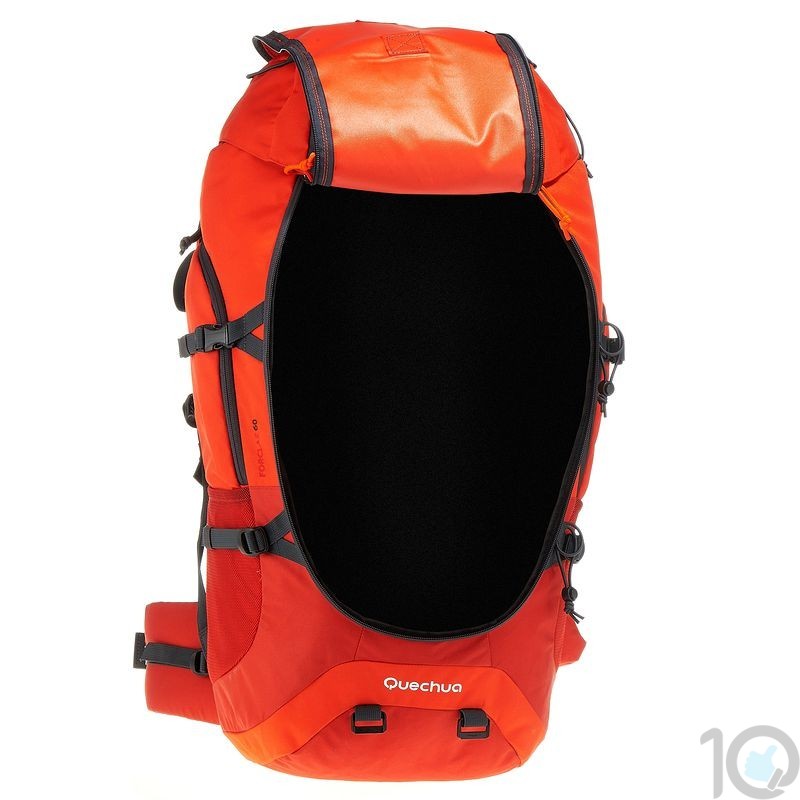 Available on Rent Large Rucksack 60L on Rent Forclaz 60 Backpack Red