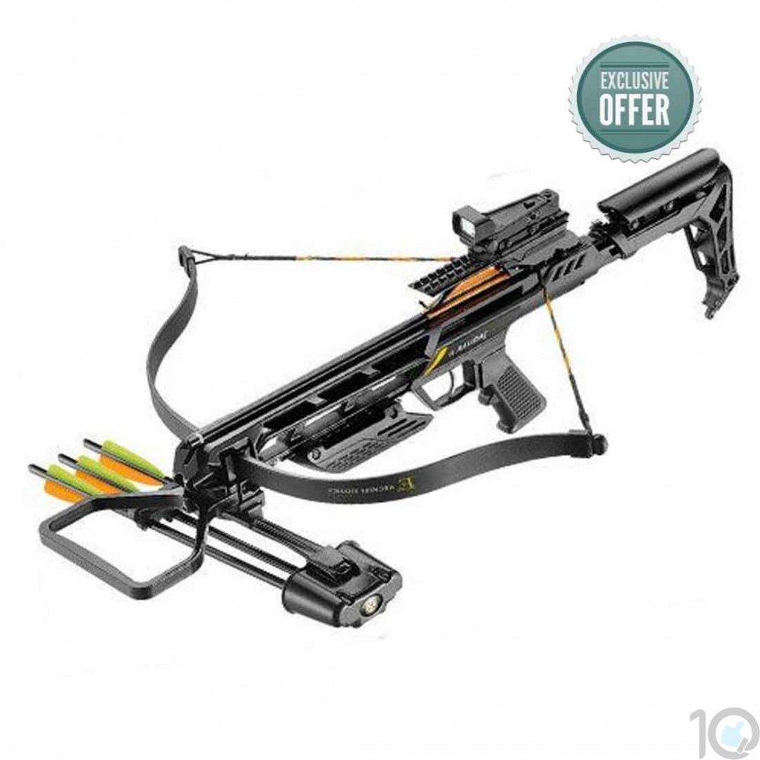 Southland Archery SAS Jaguar 175lb Recurve Crossbow Package With Red Dot Scope