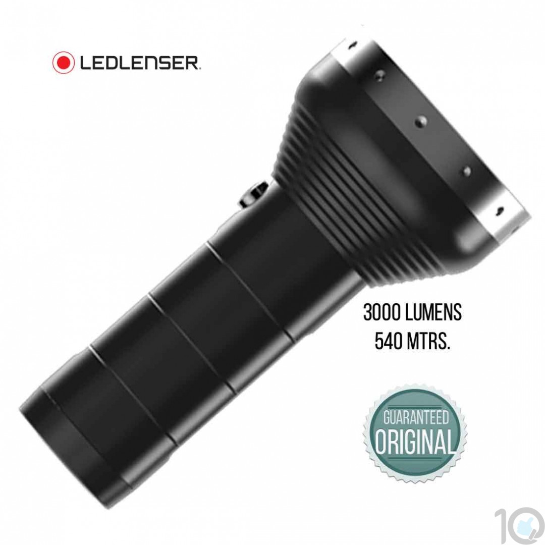 Buy Online India LED Lenser© MT18 Rechargeable 3000 Lumens LED Torch | Flash Lights & Torches [ HSN 9405 Online - Led Adventure Brands - 10kya.com Outdoor & Products Store