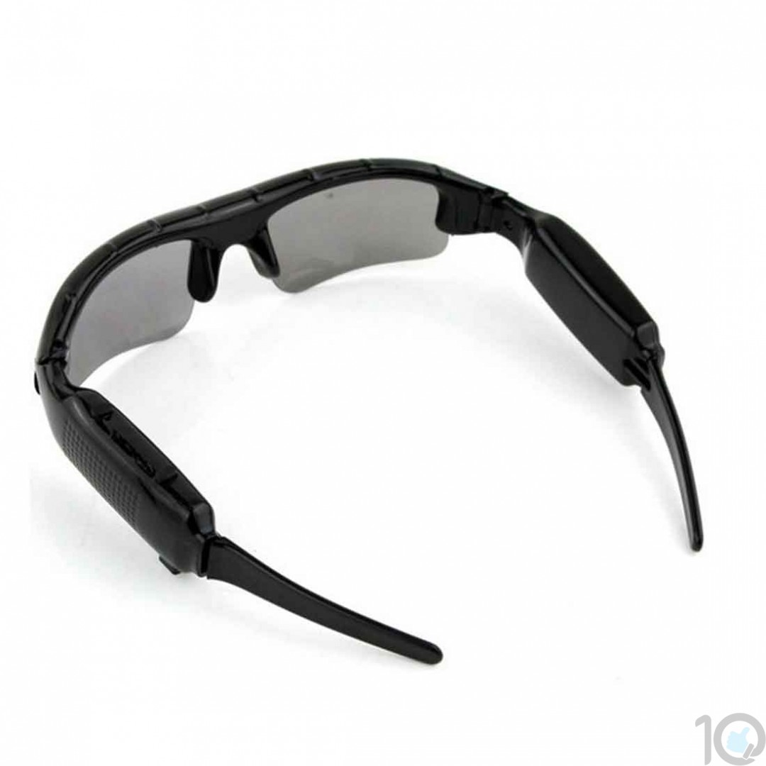 Buy Online India Spy Camera Polarised Sunglasses with Hard Case Stylish Shades with Camera and Storage Card Slot Sting Operations Hidden Cam Colour Video and Sound Recorder Driving