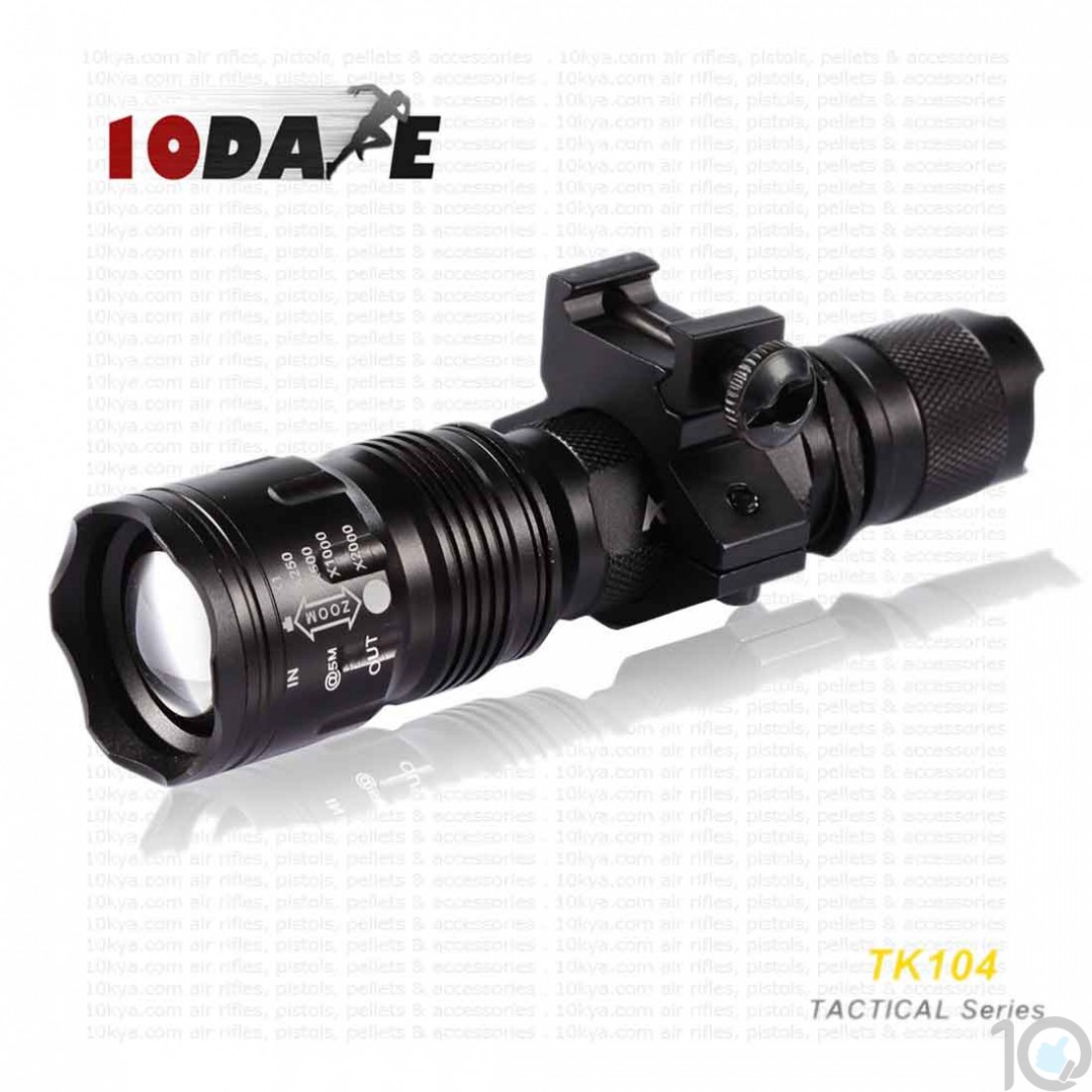 Buy Online India AloneFire LED Tactical Flashlight 2200 Lumens Side