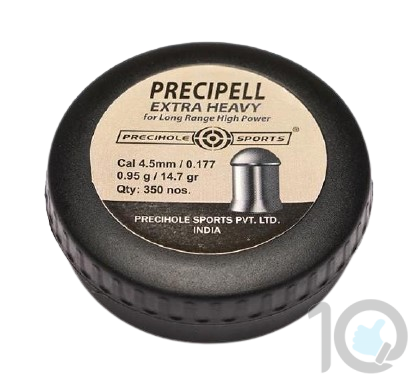 Precipell Round 0.177 Extra Heavy Pellets  (0.177) Long Range| High Power | Pellets [ HSN 93062900