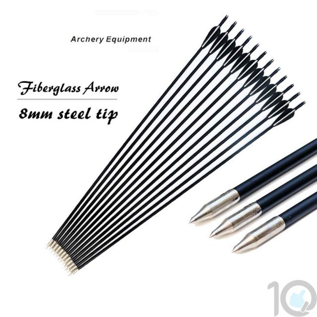 10Dare Arrows for Archery Competition | 8mm 31" Spine500 | 10kya Archery store Online