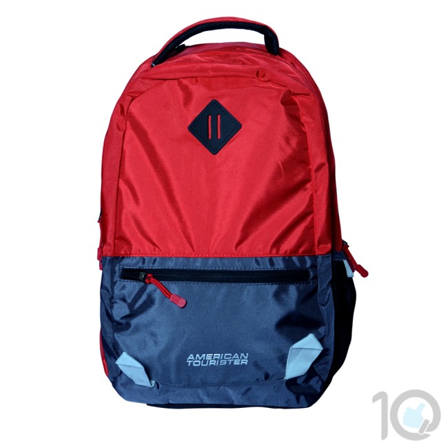 Buy Online American Tourister Backpacks Buzz 4 Red Lowest Price | 10kya.com American Tourister Online Store
