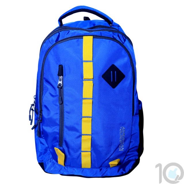 Buy Online American Tourister Backpacks Buzz 1 Blue Lowest Price | 10kya.com American Tourister Online Store