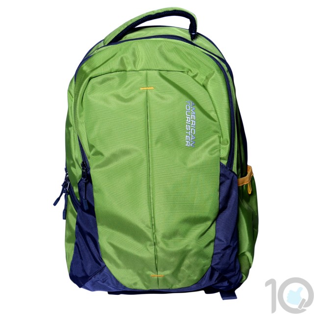 Buy Online American Tourister Backpacks Buzz 6 Green Lowest Price | 10kya.com American Tourister Online Store