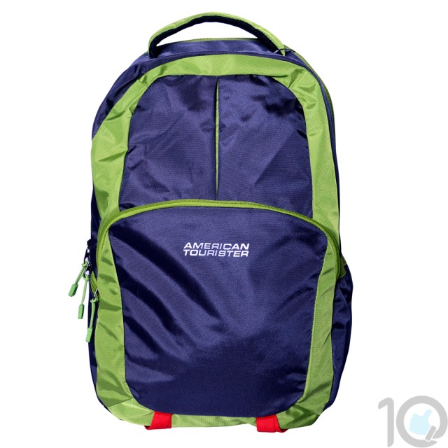 Buy Online American Tourister Backpacks Buzz 8 Green Lowest Price | 10kya.com American Tourister Online Store