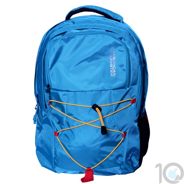 Buy Online American Tourister Backpacks Buzz 5 Turquoise Lowest Price | 10kya.com American Tourister Online Store