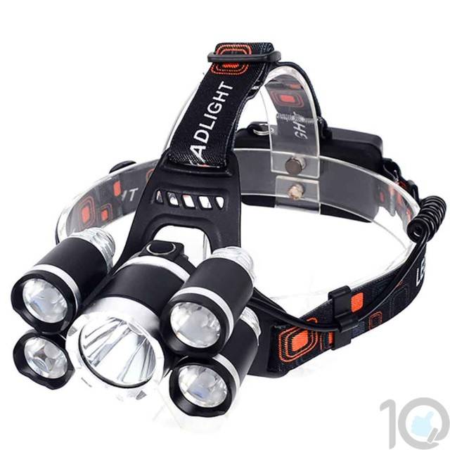 5 Lamps Head Lamp | LED | 10kya Outdoor Gear India Online