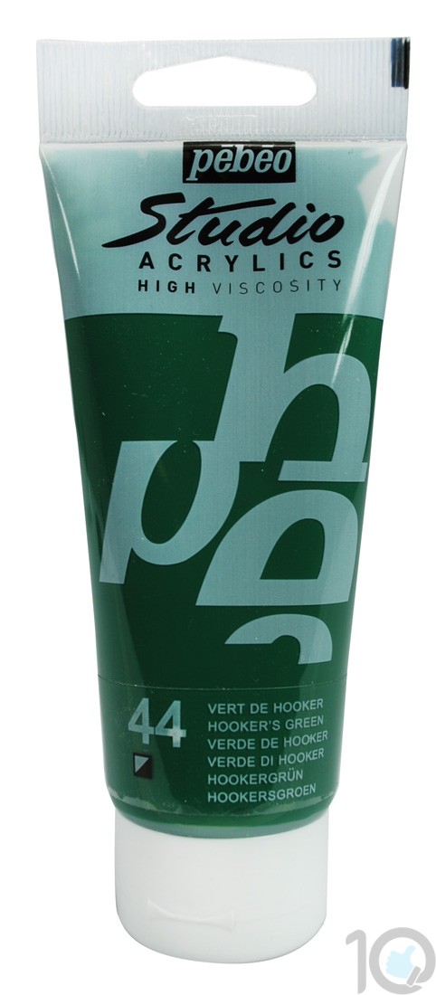 Buy Online Pebeo Studio Acrylic Hv 100ML Hooker'S Green 44 | 831044 Lowest Price | 10kya.com Art & Craft Online Store, Top 10 Choices