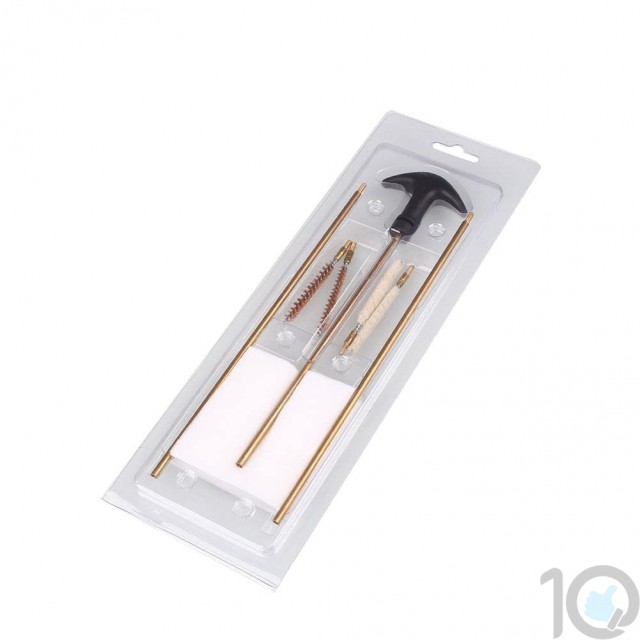 10Dare Rod & Brush Bore Cleaner | 0.177 and .22 Cal Bore | Rifle Plunger Cleaning Kit | Airgun Cleaning and Maintenance [ 9304