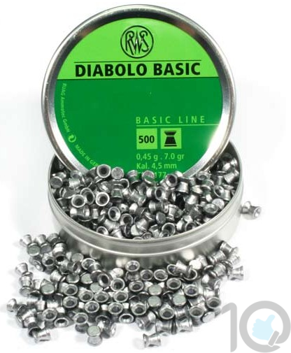 buy RWS Diabolo Basic (0.177) Cal-500 Pellets | Flat Head best price 10kya.com
