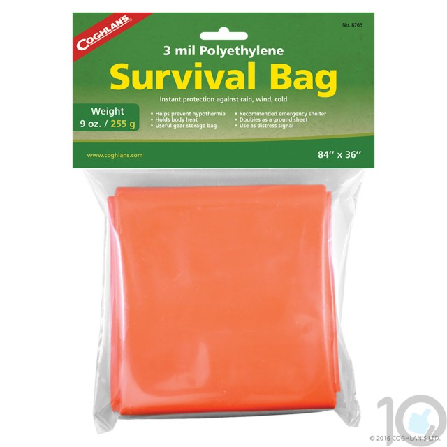 Buy Online India Coghlans Survival Bag | 8765 | 10kya.com Coghlans India Adventure Store Online