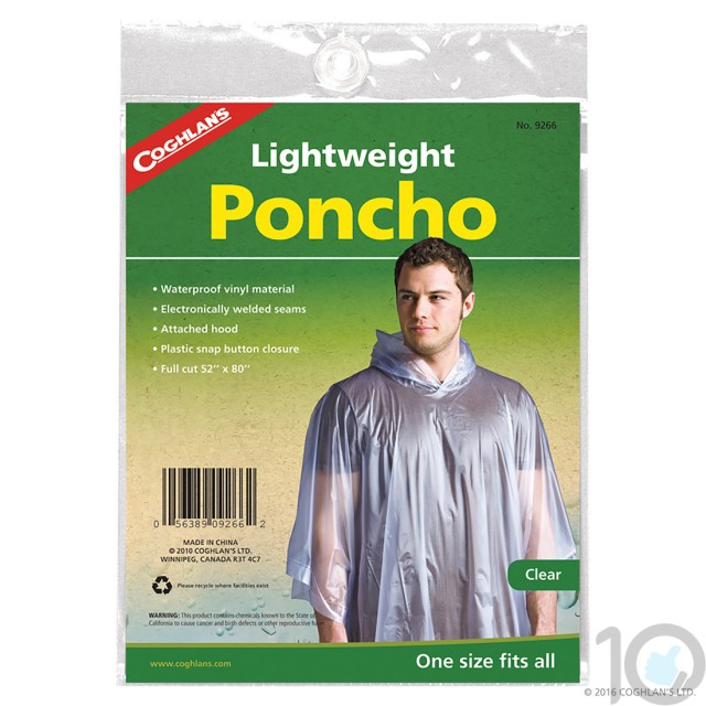 Buy Online India Coghlans Clear Poncho | 9266 | 10kya.com Coghlans India Adventure Store Online