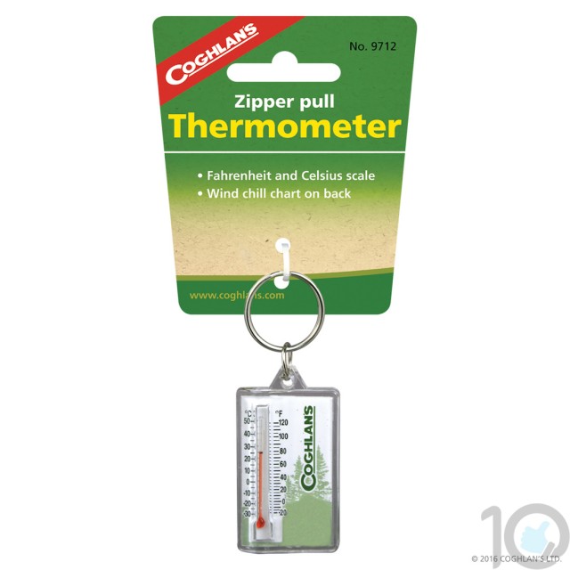 Buy Online India Coghlans Zipper Pull Thermometer | 9712 | 10kya.com Coghlans India Adventure Store Online
