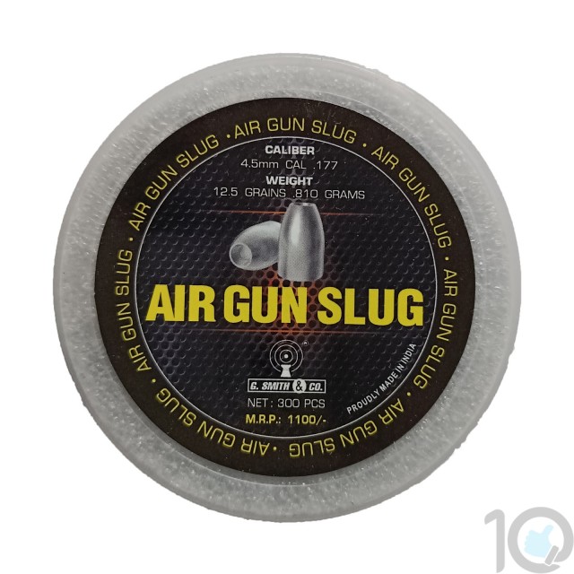 G Smith & Co Airgun Slug Pellets 0.177 (4.5mm) 300 Pellets - 12.5gr