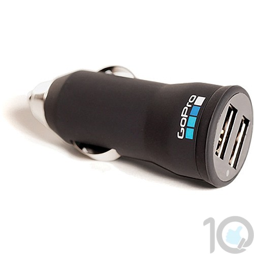 GoPro Auto Charger with Dual USB Ports for GoPro HERO | ACARC-001 buy best price | 10kya.com