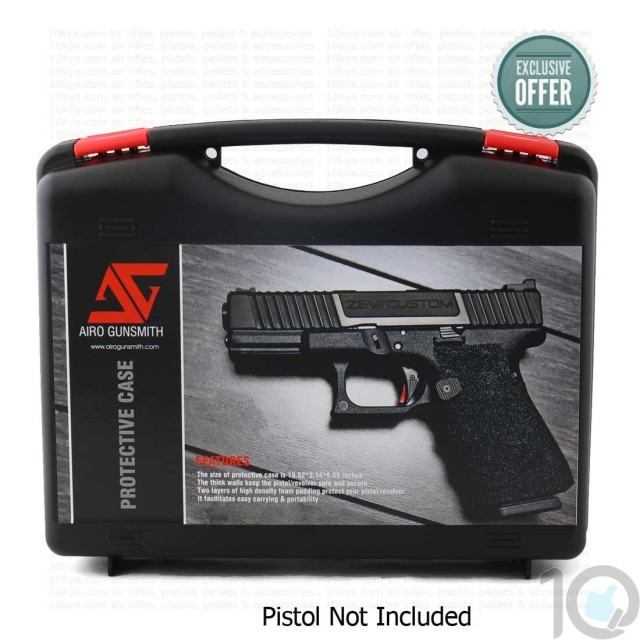 AeroGunSmith Protective Hard Case for Pistols | 10kya.com Air Pistol Store India