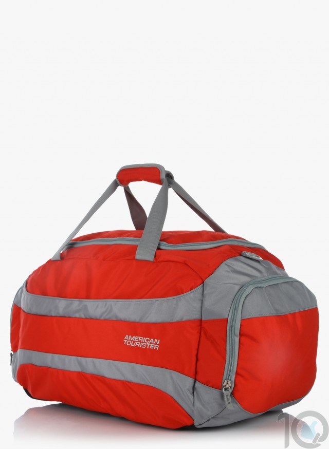 buy American Tourister 65Cm Xcite C2 Red/Grey Duffle Bag on 10kya.com
