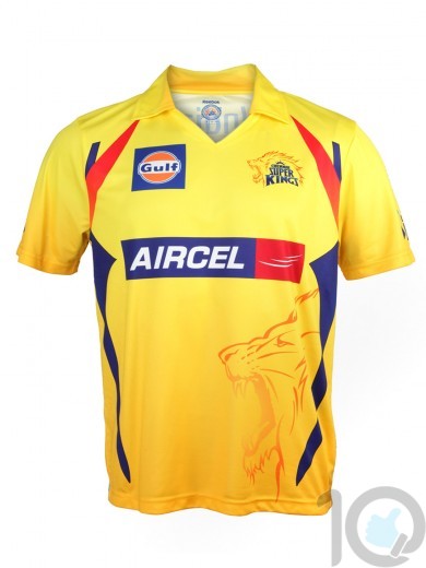 Reebok B19330 CSK Cricket T-Shirts IPL 