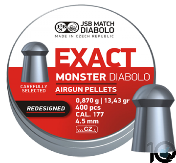 JSB Redesigned Exact Monster Diabolo Pellets .177 400 pellet