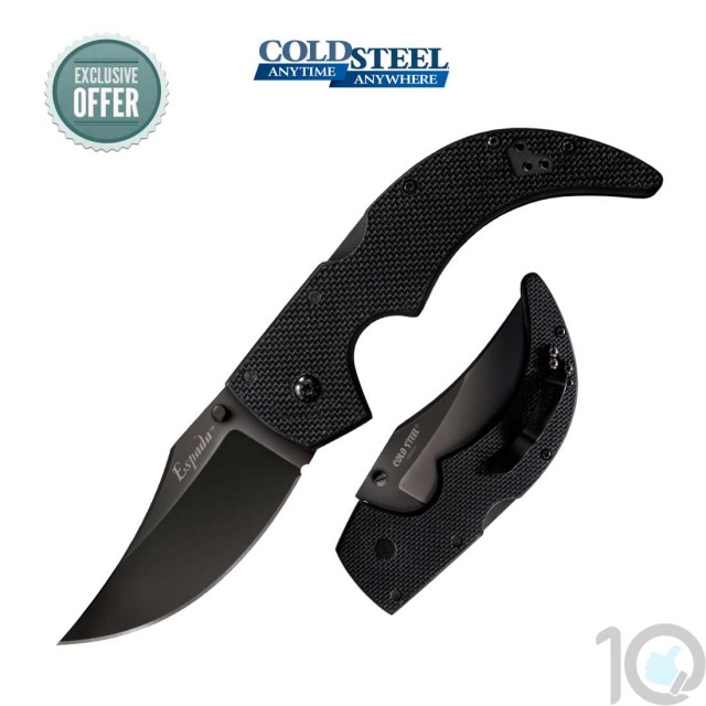 Cold Steel 62NGCM Medium Espada Folding Knife, Overall Length 8.5" | Hunting & Survival Tools | 10kya.com Airgun India Online Store