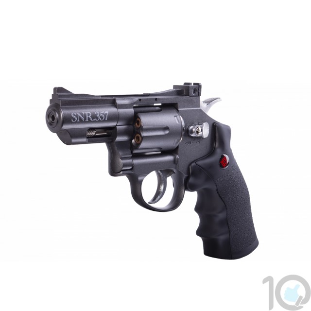CROSMAN SNR357 Revolver Black 12G CO2 | Pellets and BB's