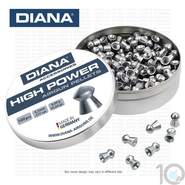 Diana High Power Diabolo | 0.177 4.5mm | 500 Pellets | 10kya Airgun India Store