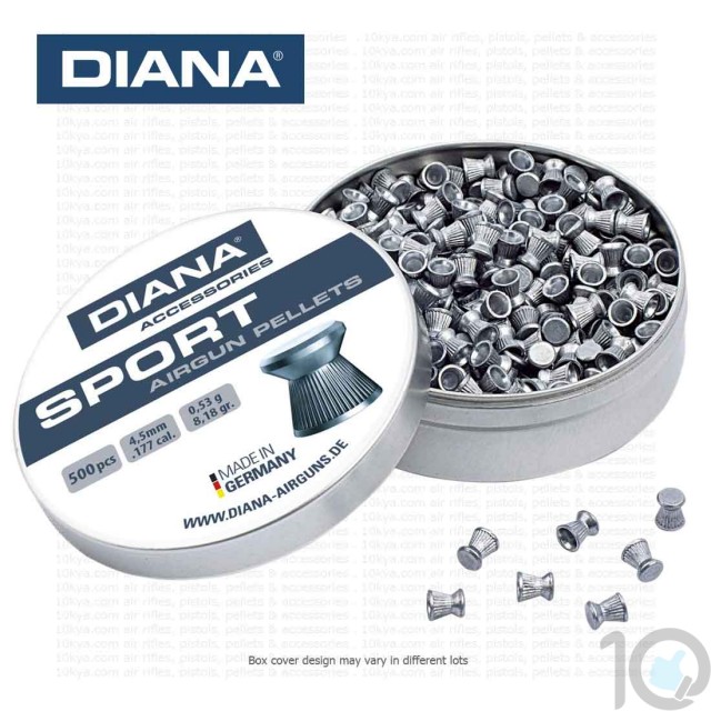 Diana Sport Diabolo | 0.177 4.5mm | 500 Pellets | 10kya Airgun India Store