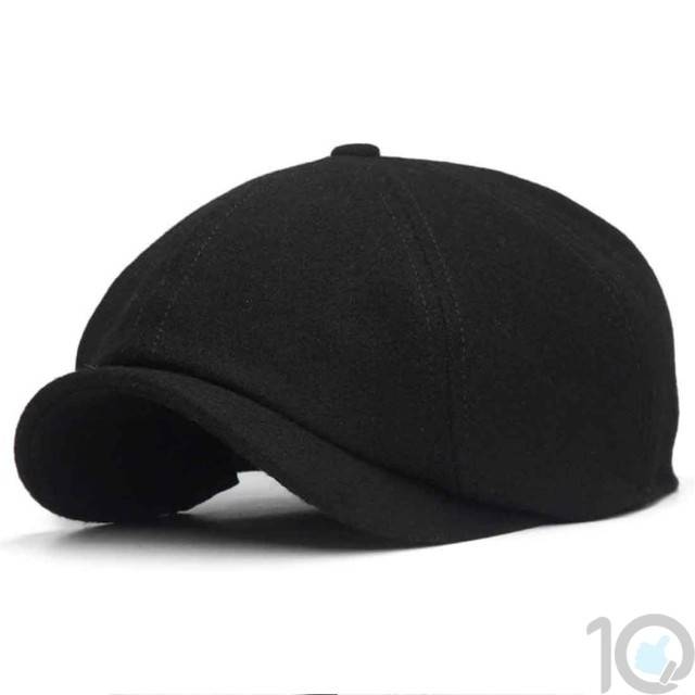 10Dare Irish Newsboy Cap | Black | Outdoor Winter Gear | India's Biggest Caps/Hat Store  | 10kya.com