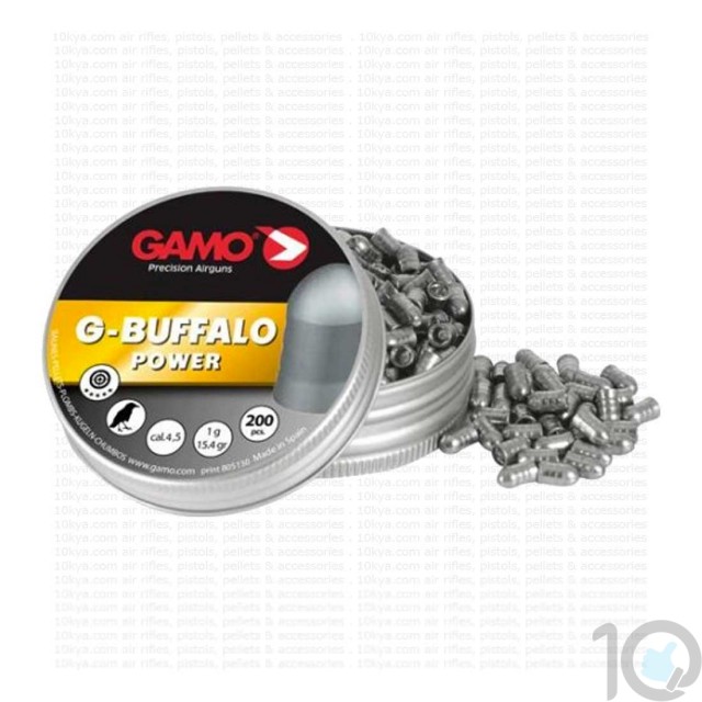 buy Gamo Buffalo Pellets (0.177) Cal - 15.43 Grains | Round Head on 10kya.com