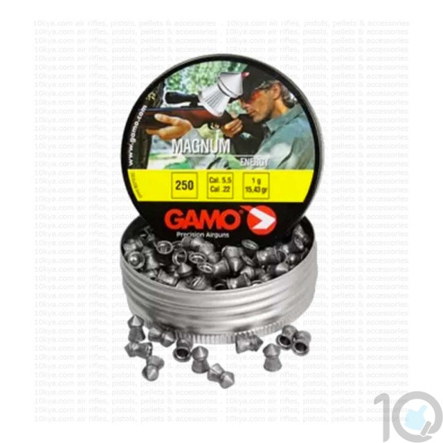 buy Gamo Magnum (0.22) Cal-15.43 Grains-250 pellets | Pointed Head on 10kya.com