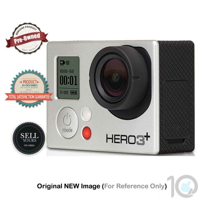 Pre-Owned Go-Pro Hero3+ Silver Camera | 10kya.com Buy Sell Used Cameras India
