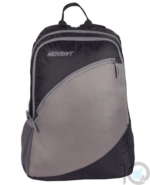Wildcraft Gravity Black Campus Laptop Backpack [ HSN 4202