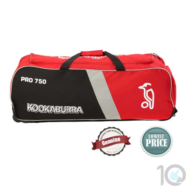 Buy Online India Kookaburra Pro 750 Wheelie Cricket Kit Bags [ HSN 4202