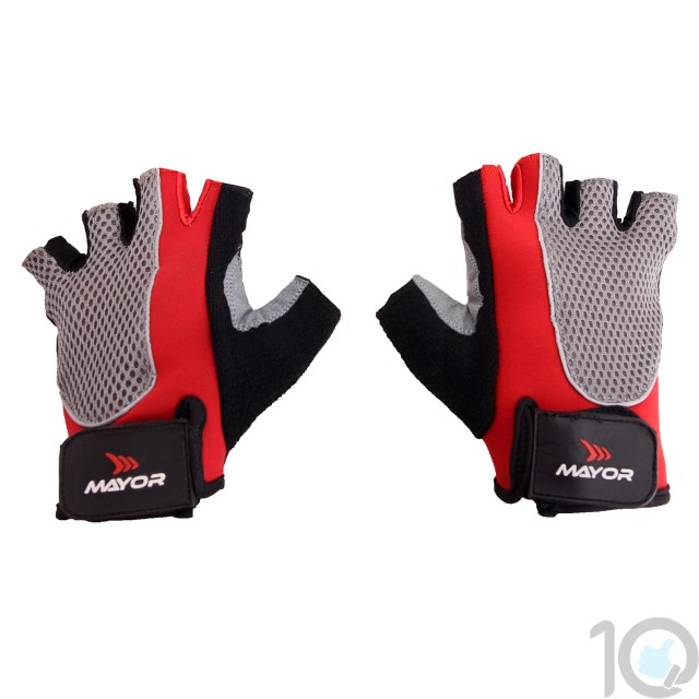 buy Mayor Amazonia Red-Black Gym Gloves-MGG200 best price 10kya.com