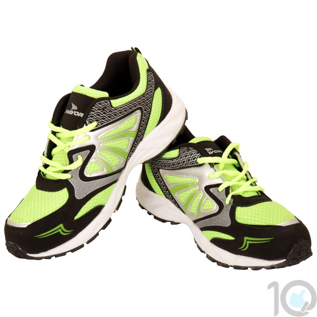 buy Mayor Snapper Black-Lime Green Running Shoes-MRS8102 best price 10kya.com