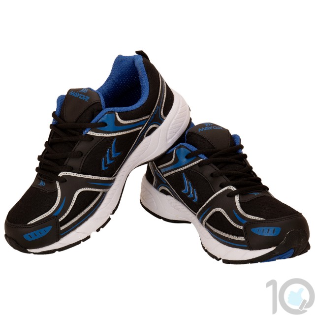 buy Mayor Galaxy Black-Blue Running Shoes-MRS9301 best price 10kya.com