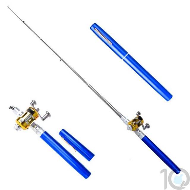 Pen Pocket Fishing Telescopic Rod Blue | 10kya.com Fishing Store Online