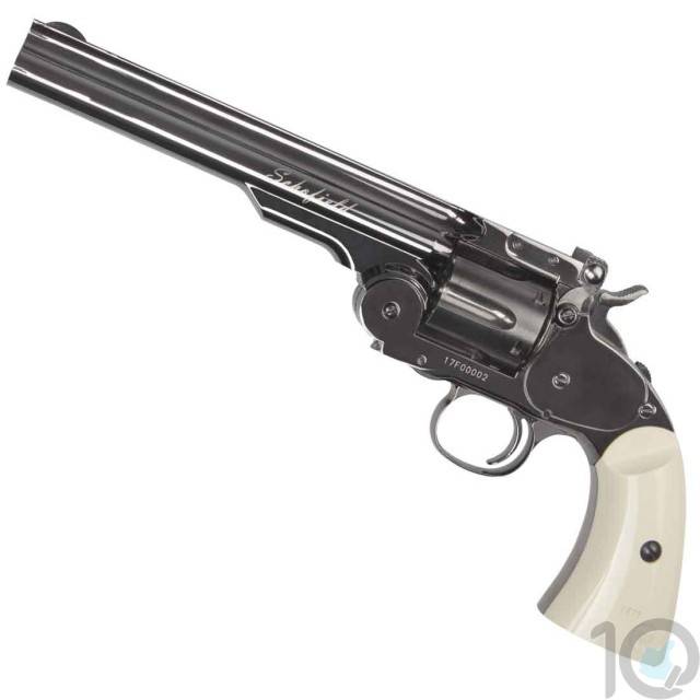 Schofield Ivory Grip 6" 12G CO2 | Classic Air Revolver | 10kya.com Airgun India Store
