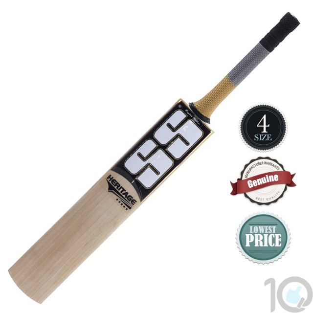 SS Ton Heritage English Willow Cricket Bat | Size 4 | 10kya.com SS Cricket Online Store