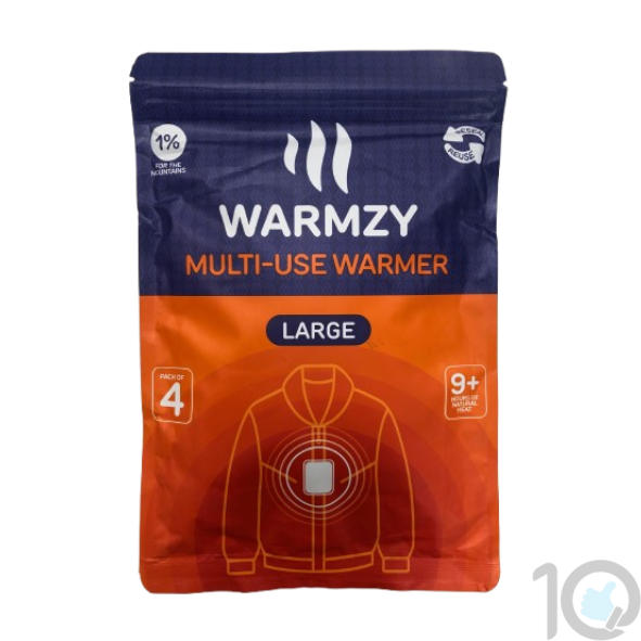 Warmzy Reusable Body Warmer Pack (Body 4) | Warmth for 9+ Hours | Air Activated Pocket Heater Heat Pouch | Self Heating Winter Travel Warmer & Camping Essential for Men & Women (38249900)
