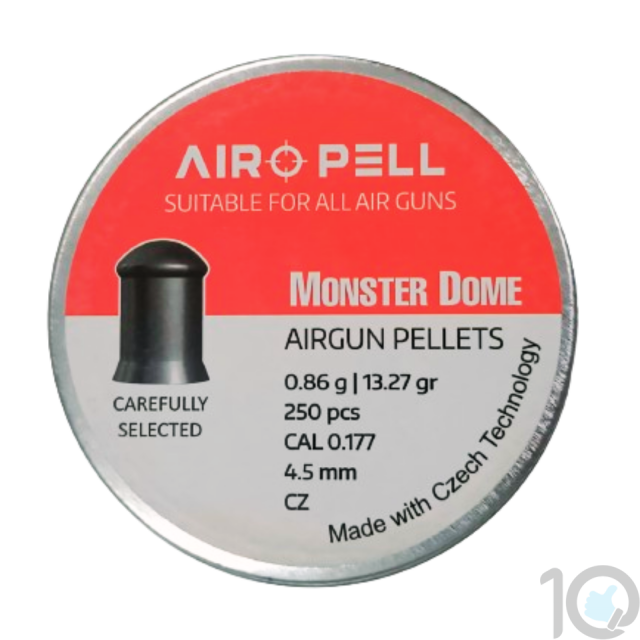 Airopell Monster Dome 13.27gr | 4.5 (0.177) Round Head | Pellets [ HSN 93062900