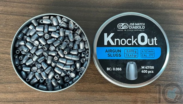 JSB KNOCK OUT SLUGS 13.43gr | 0.177 Cal (4.5mm) Airgun Pellets