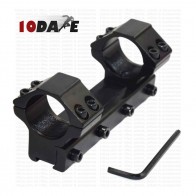 10Dare Twin Ring 25 mm Dia Scope 11mm Rail Mount 100mm Length | Weaver Rail Scope Mount L50 | Airgun Mounts & Adapters