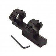 10Dare 25.4mm Rising Twin Ring Scope 11 mm Rail Mount with Two 14mm Top Mounts - LB2002 | Flashlight, Laser, Scope Double Ring Rail Mount | Airgun Mounts & Adapters